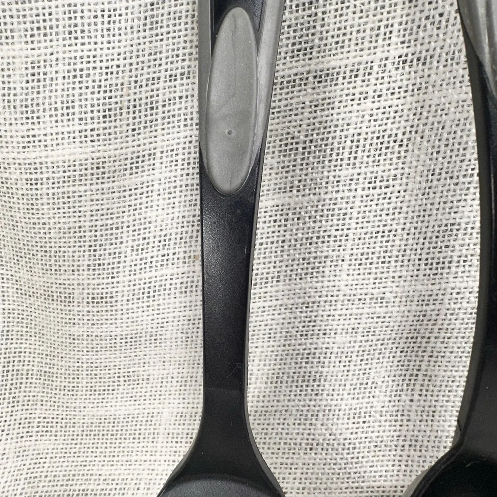 Tailor Made Products Nylon Spoon Slotted Spatula Black Heat Resistant 420F Set 2